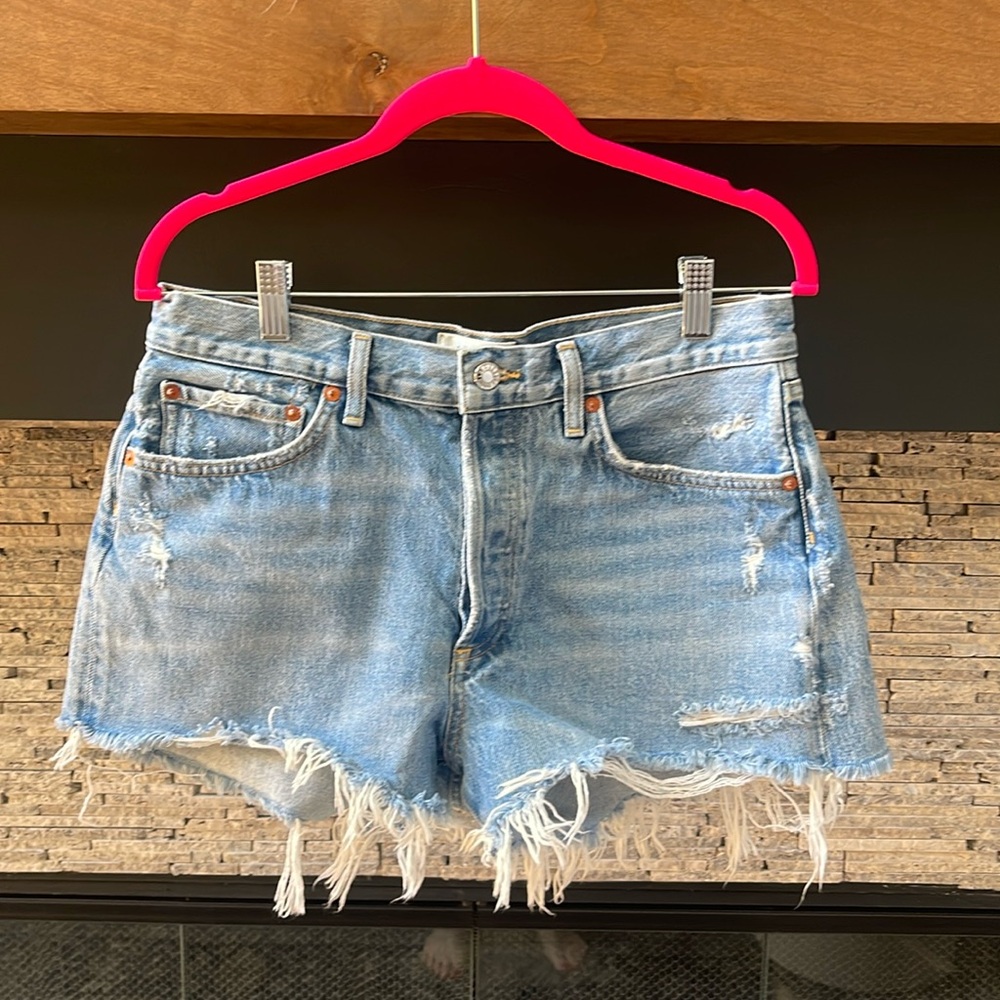 EUC Agolde Parker Vintage Cut Off Short in Swapmeet, size 28